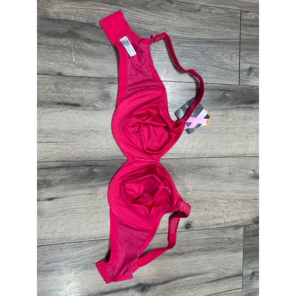 Wacoal Womans 36DD Awareness Seamless Full Figure Bra Pink Peacock - 85567 - Picture 9 of 11